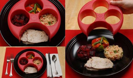 Meal Measure Portion Control Plate (Red)